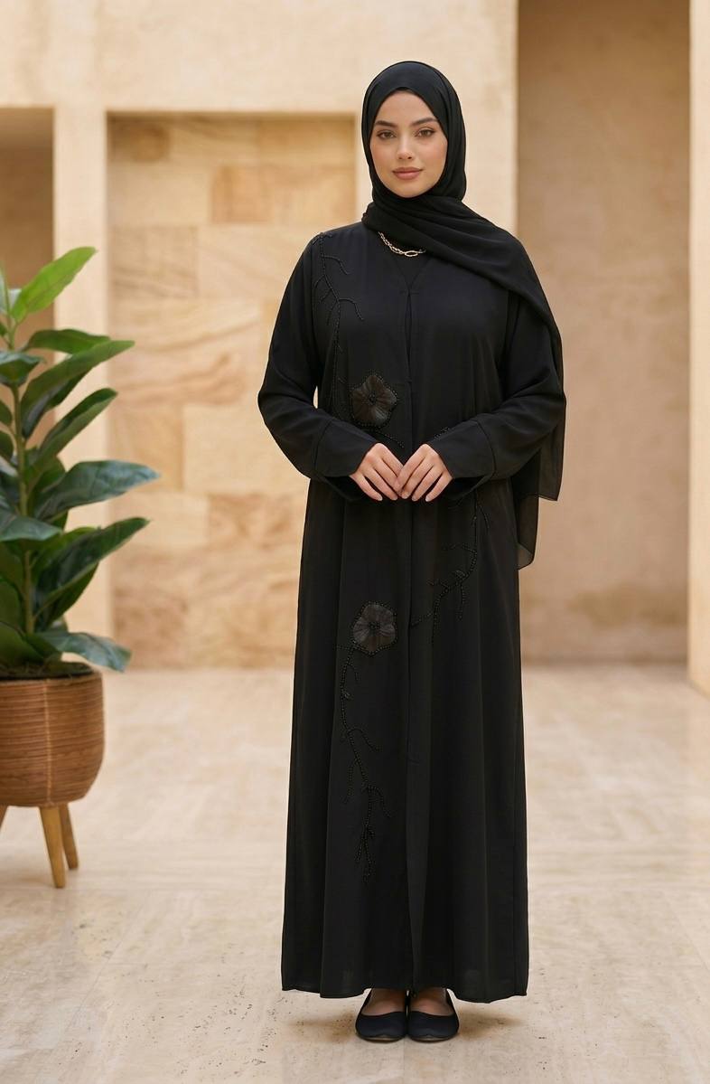 Floral Grace Abaya