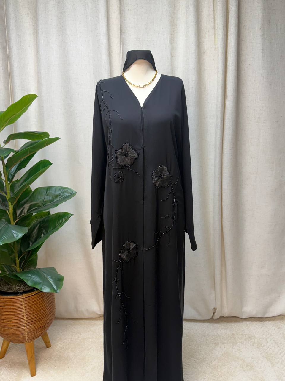 Floral Grace Abaya