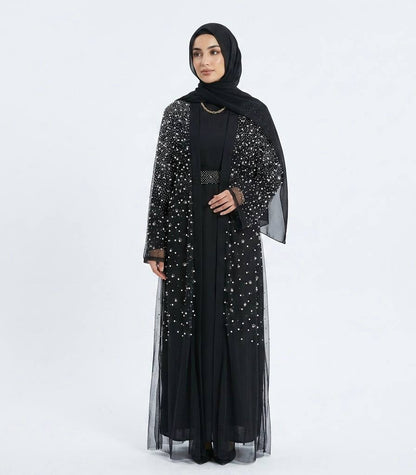 Pearl Veil Abaya Set
