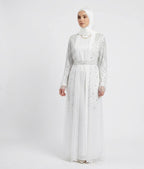 Pearl Veil Abaya Set
