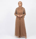 Pearl Veil Abaya Set