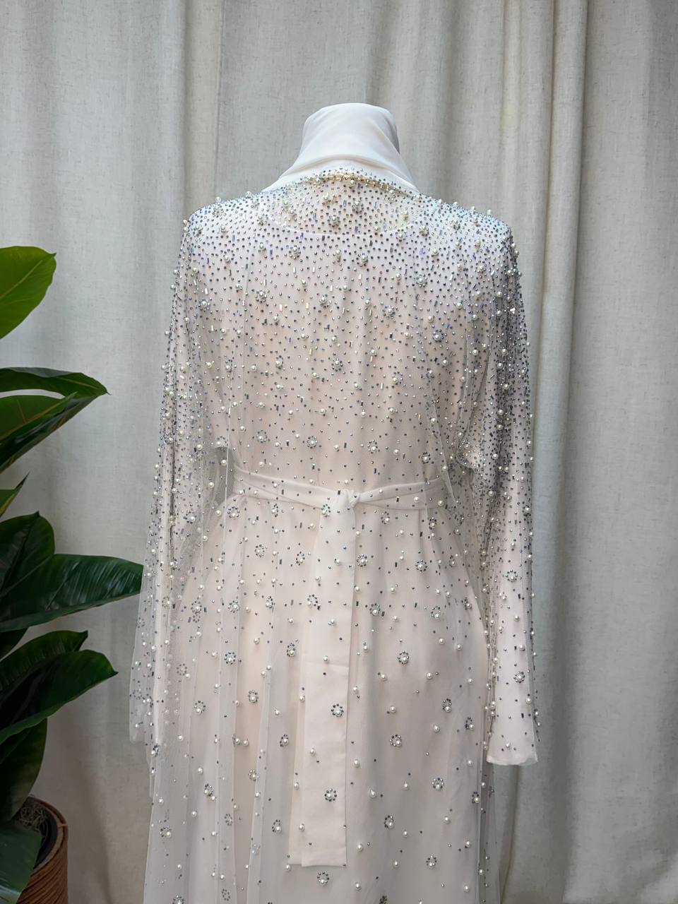 Pearl Veil Abaya Set