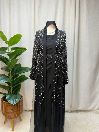 Pearl Veil Abaya Set