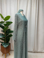 Pearl Veil Abaya Set