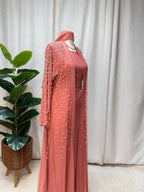 Pearl Veil Abaya Set