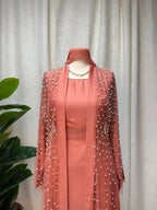 Pearl Veil Abaya Set