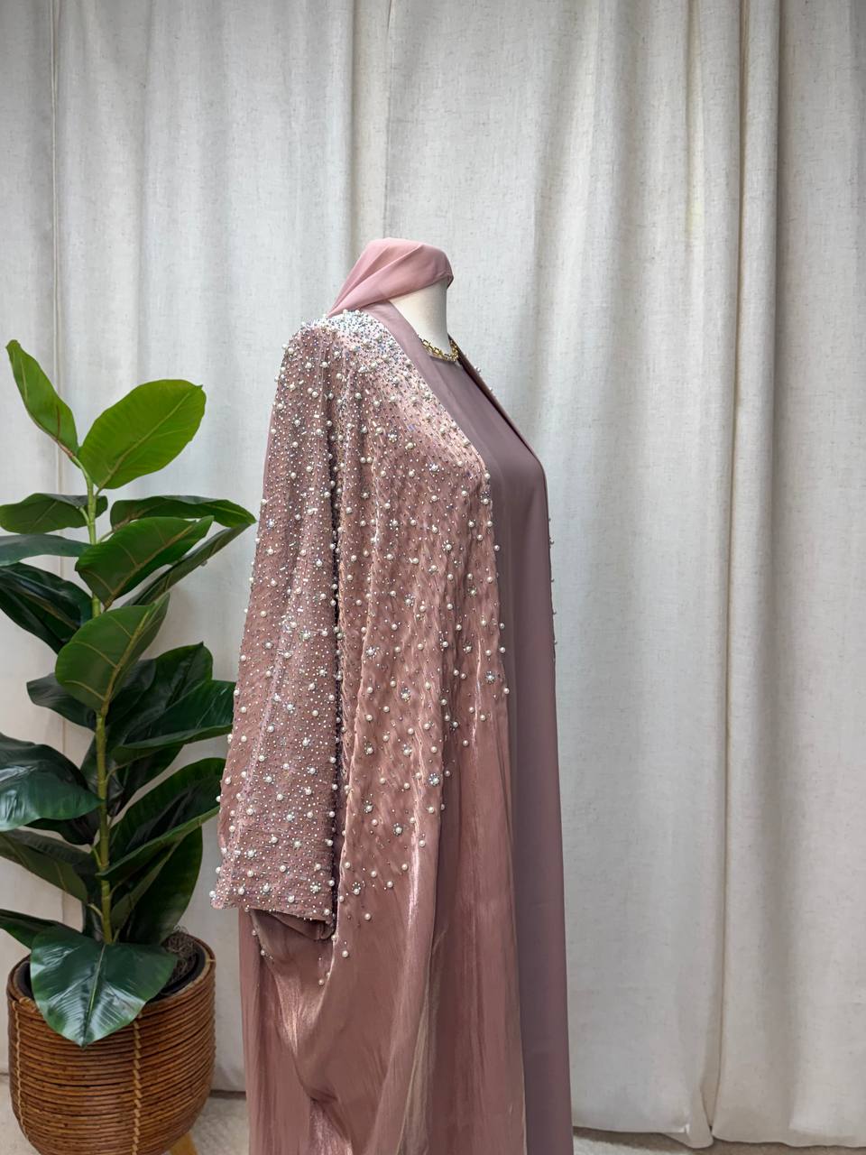 Pearl Aura Abaya Set