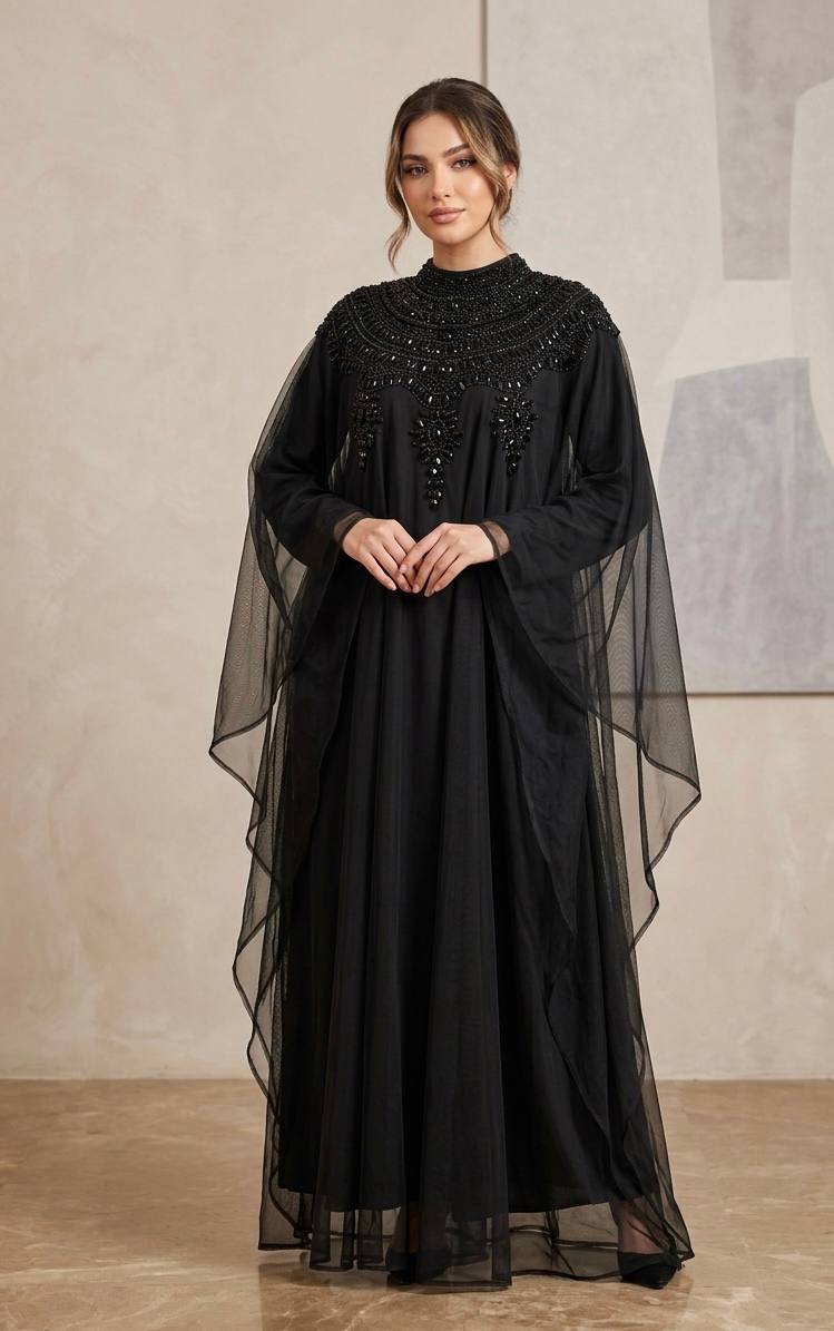 Crystal Veil Kaftan