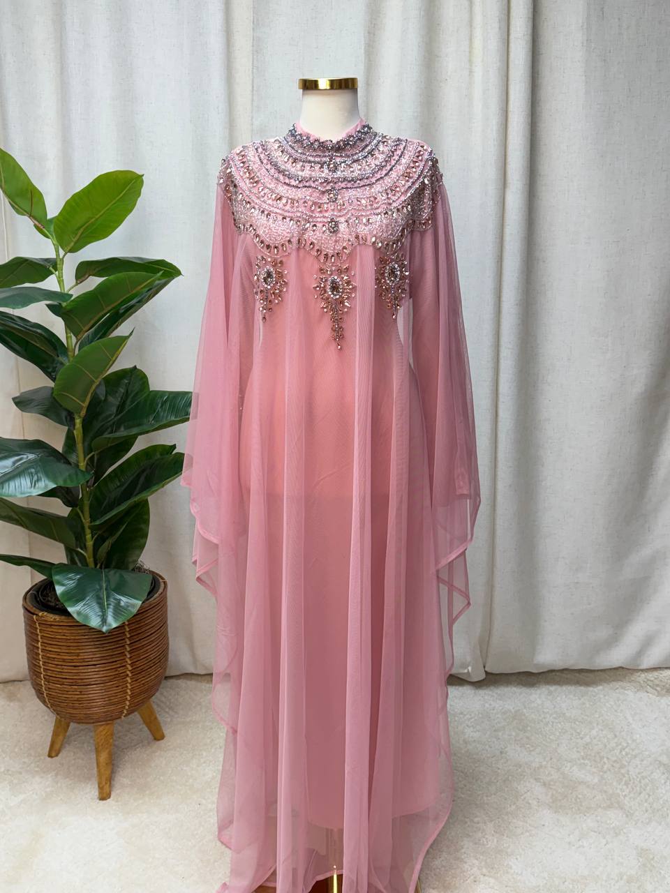 Crystal Veil Kaftan