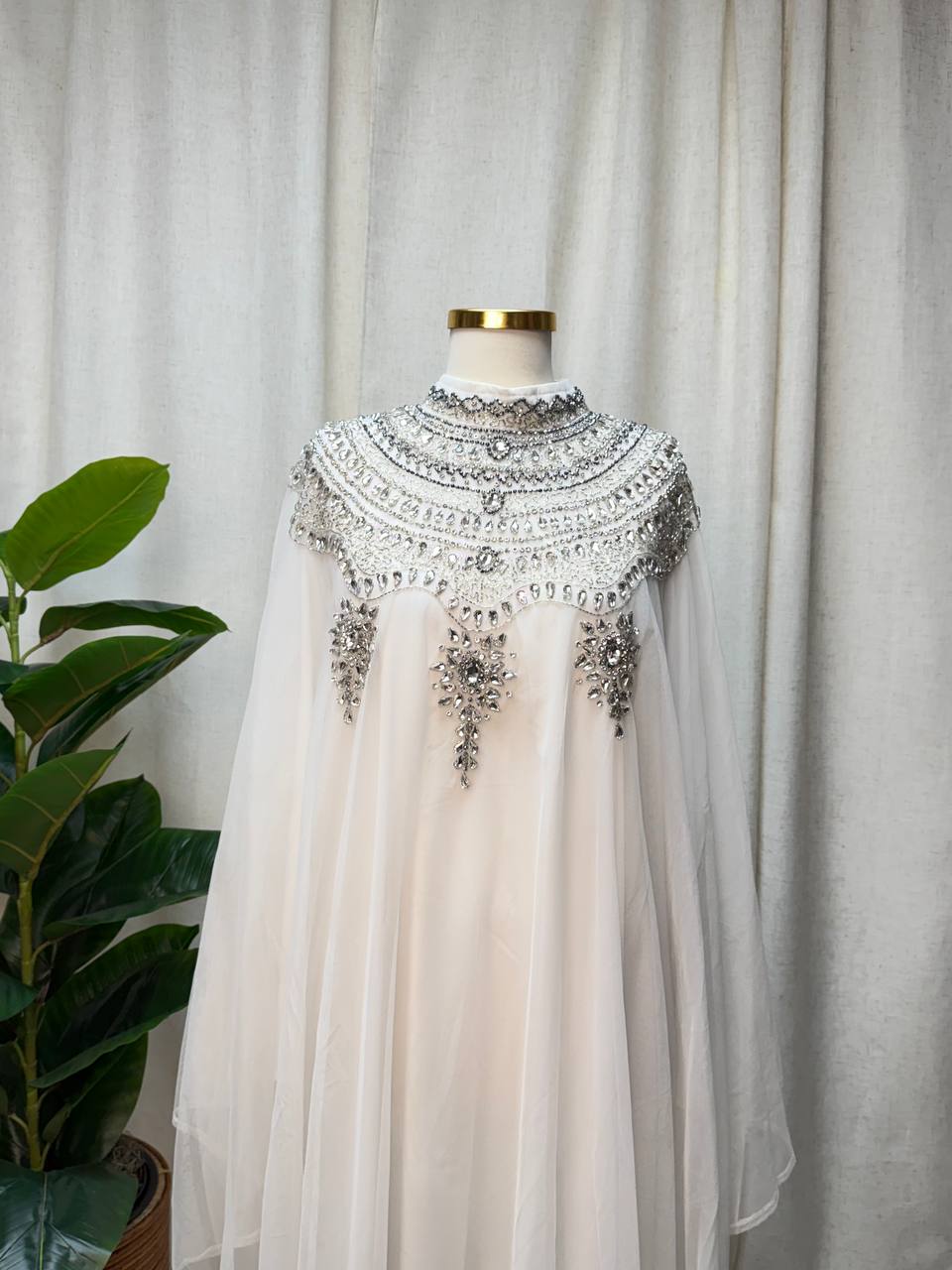Crystal Veil Kaftan