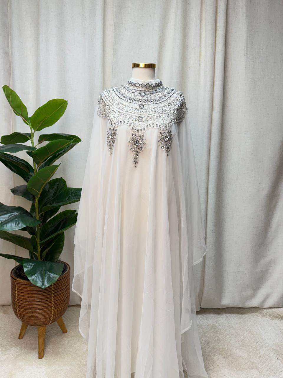 Crystal Veil Kaftan