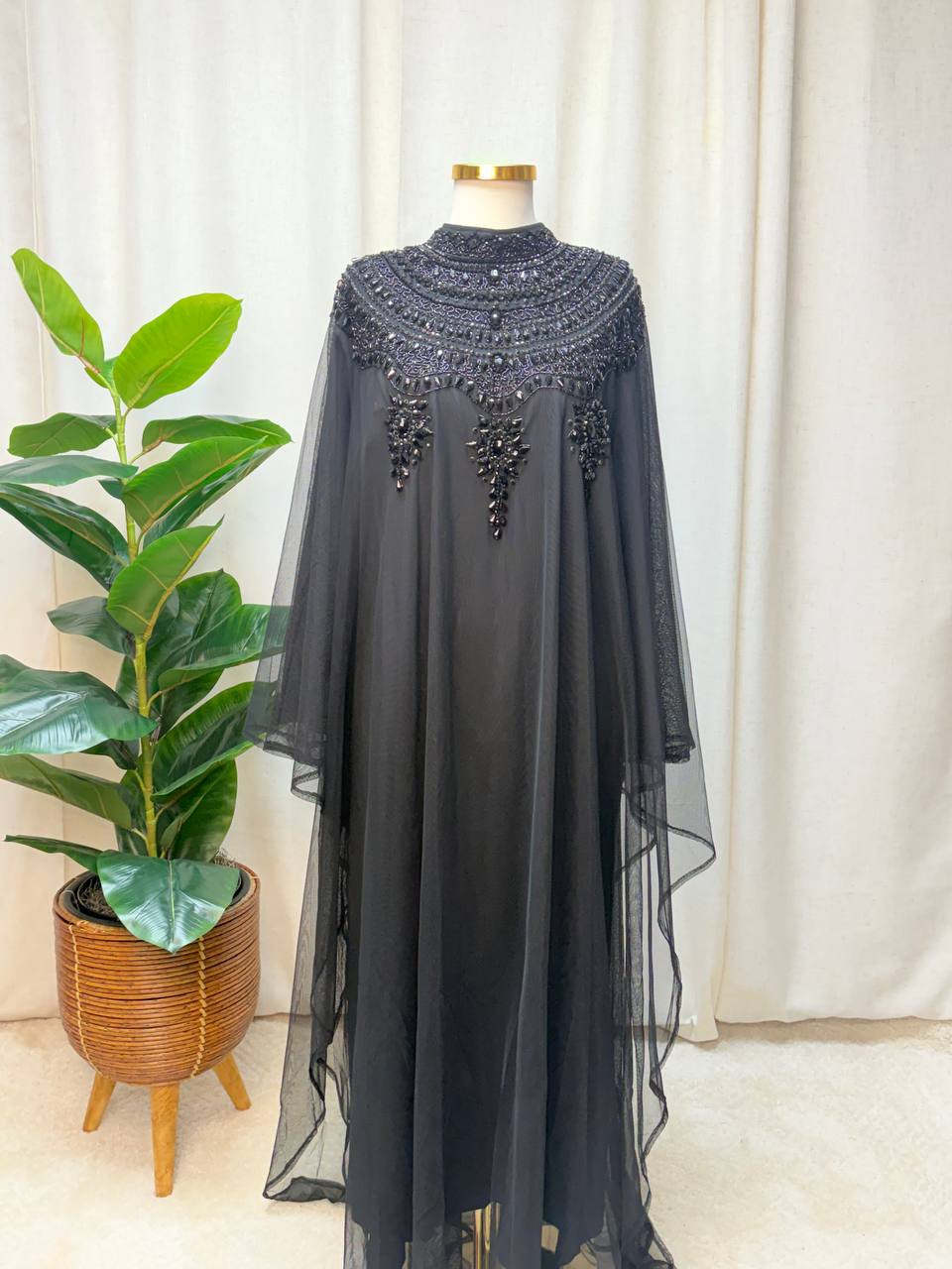 Crystal Veil Kaftan