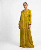 Golden Dusk Satin Caftan