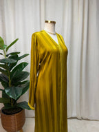 Golden Dusk Satin Caftan