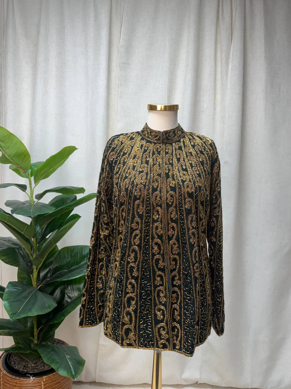 Velvet Royale Beaded Jacket