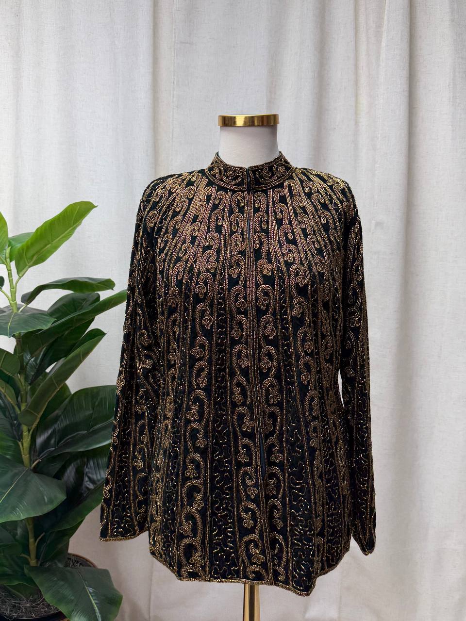 Velvet Royale Beaded Jacket