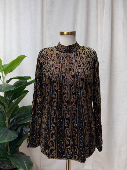 Velvet Royale Beaded Jacket
