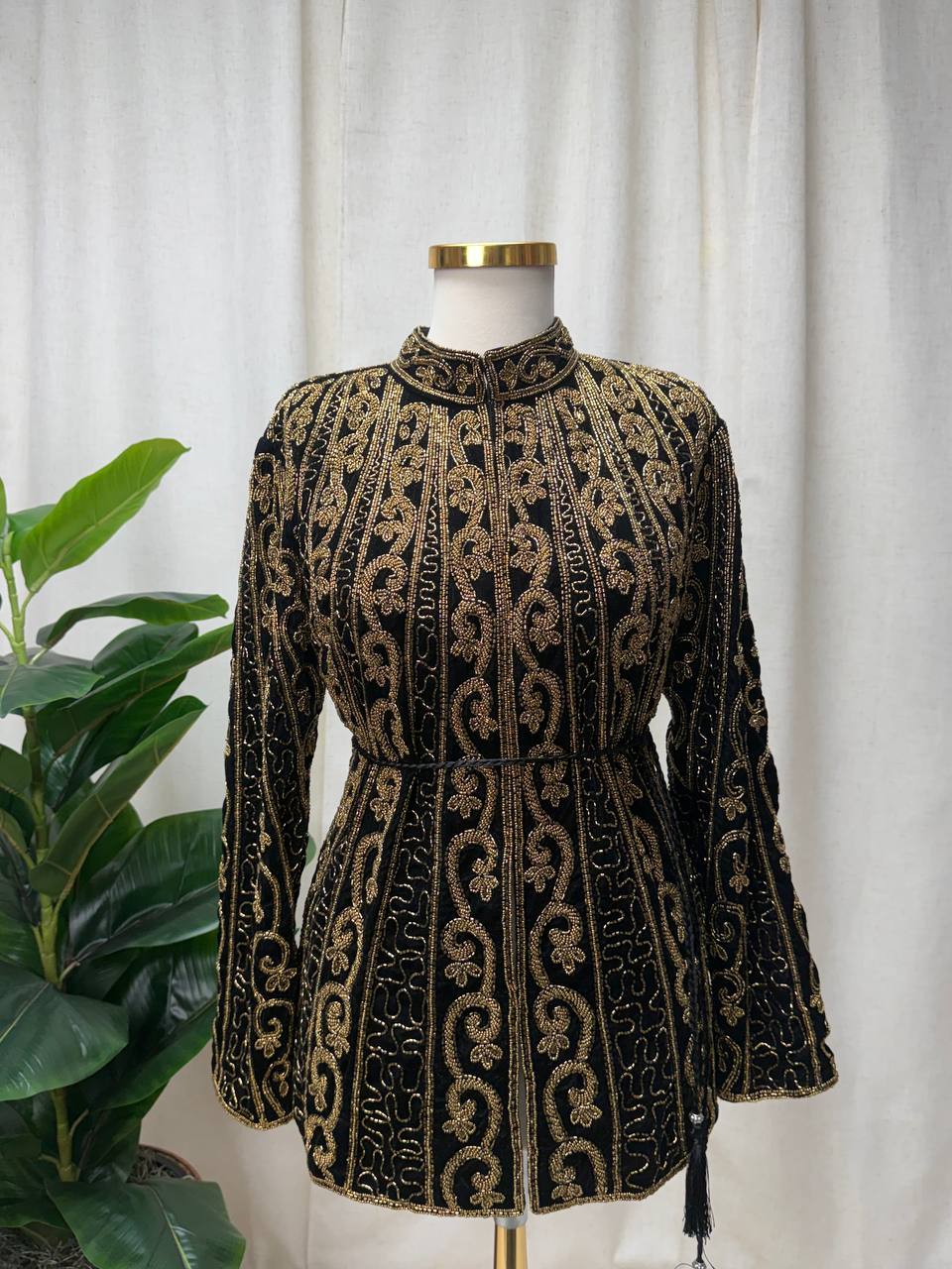 Velvet Royale Beaded Jacket