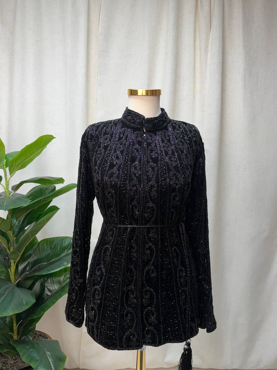Velvet Royale Beaded Jacket