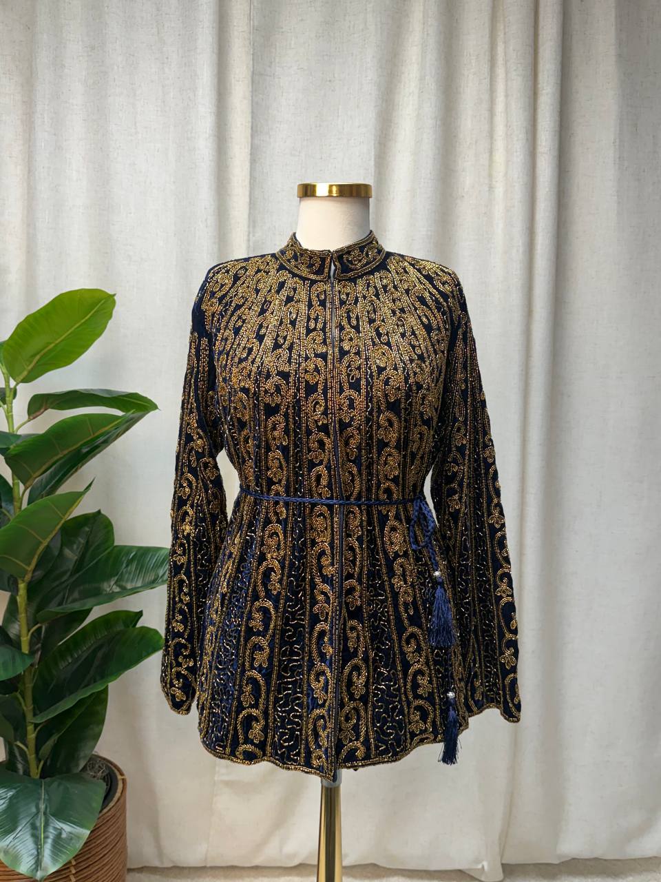 Velvet Royale Beaded Jacket
