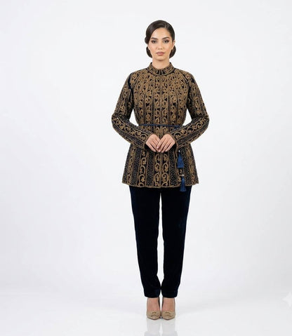 Velvet Royale Beaded Jacket