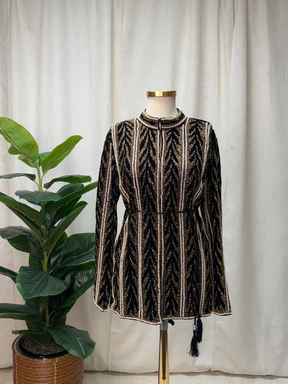 Royal Pearl Velvet Jacket