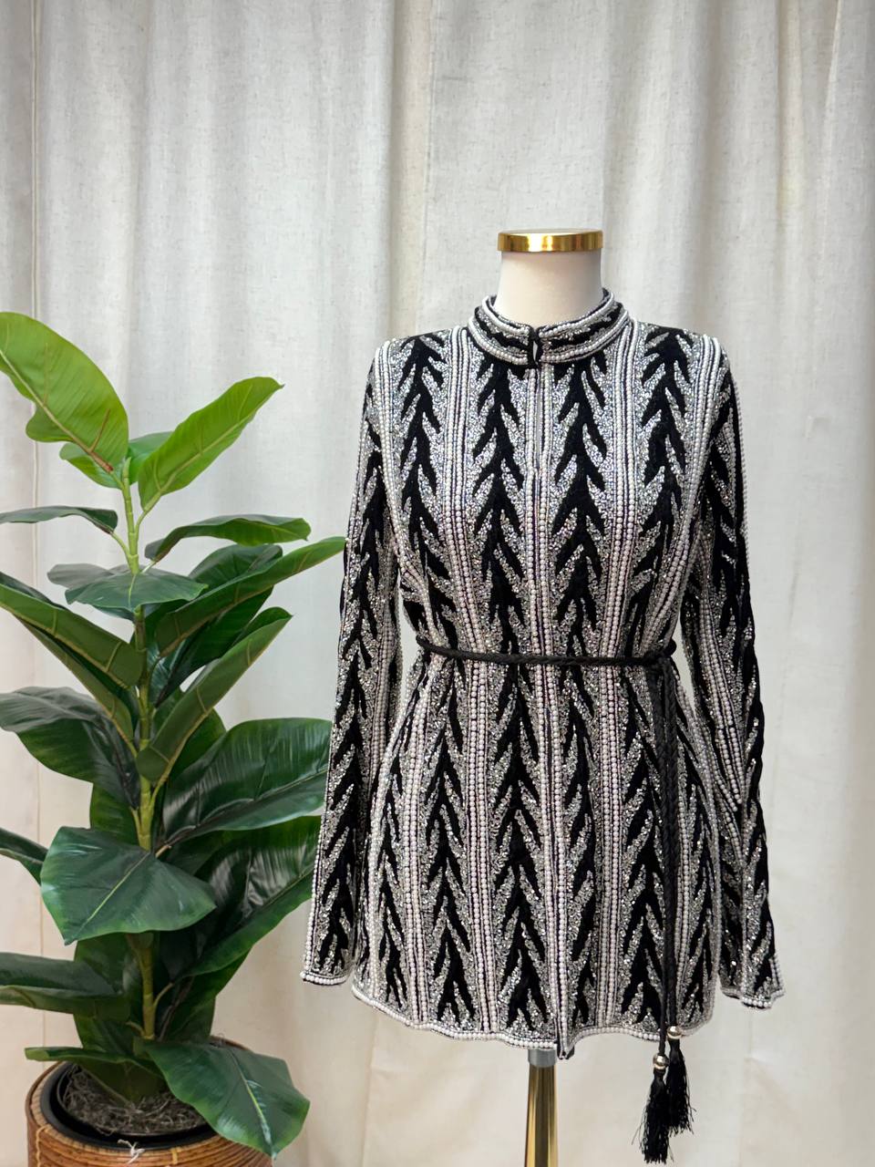 Royal Pearl Velvet Jacket