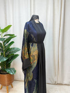 Royal Bloom Open Abaya