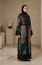 Royal Bloom Open Abaya