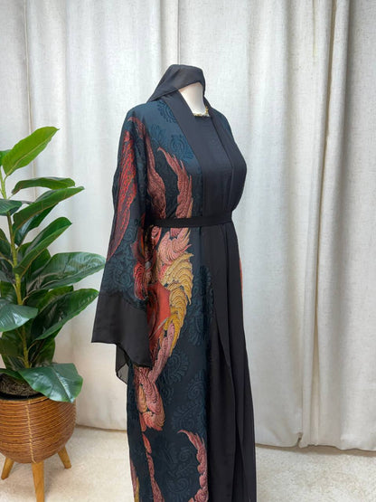 Royal Bloom Open Abaya