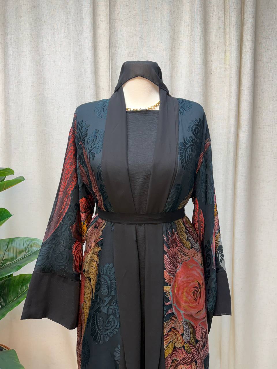 Royal Bloom Open Abaya