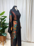 Royal Bloom Open Abaya