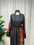 Royal Bloom Open Abaya