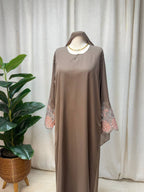 Tulle Cuff Closed Abaya