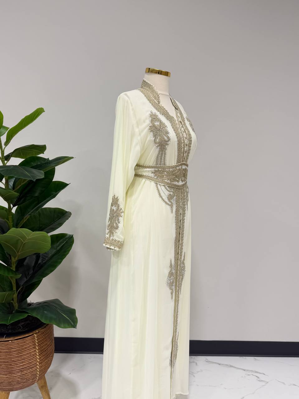 Noor Al Malik 3-Piece Caftan