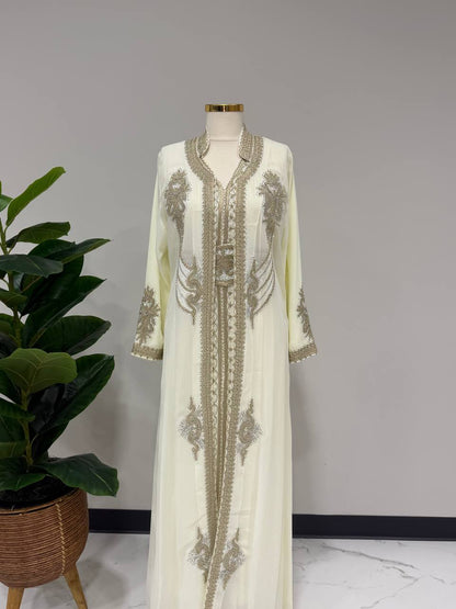 Noor Al Malik 3-Piece Caftan