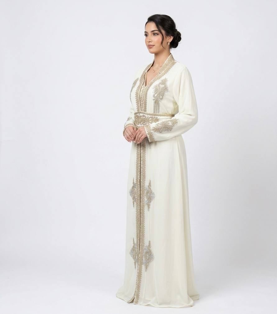 Noor Al Malik 3-Piece Caftan
