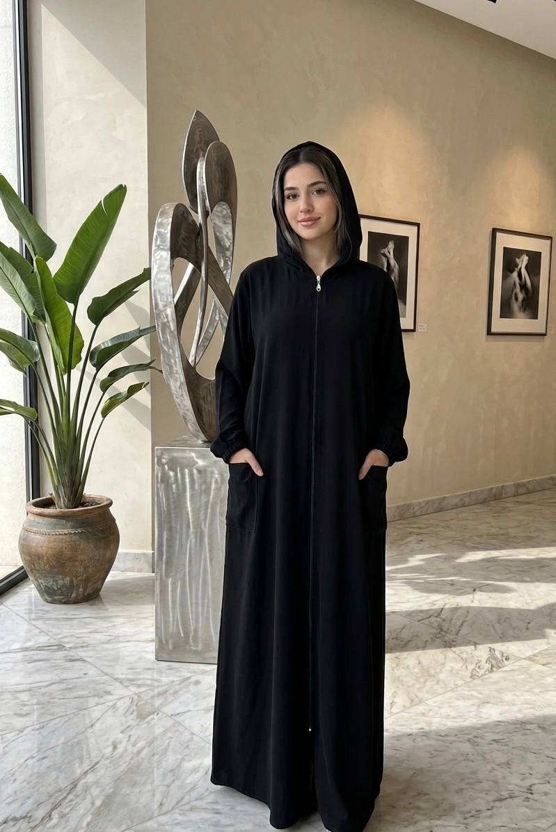 Layali Hooded Plus Abaya
