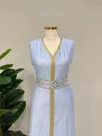 Pastel Luxe Linen Caftan