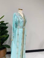 Pastel Luxe Linen Caftan