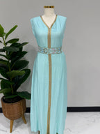 Pastel Luxe Linen Caftan