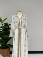 Pastel Luxe Linen Caftan