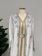 Pastel Luxe Linen Caftan