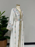 Pastel Luxe Linen Caftan