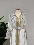 Pastel Luxe Linen Caftan