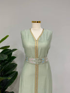 Pastel Luxe Linen Caftan