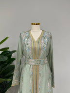 Pastel Luxe Linen Caftan