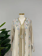 Pastel Luxe Linen Caftan