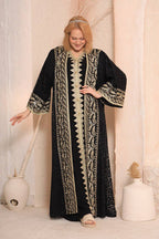 Royal Crystal Tulle Caftan