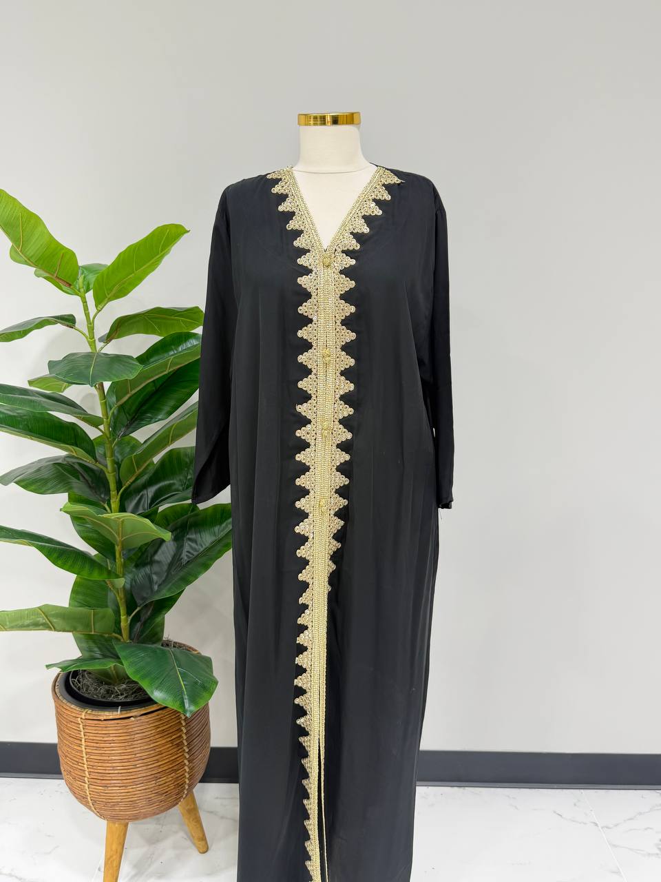 Royal Crystal Tulle Caftan
